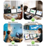 S8 Ultra KAINA WEBAB.Lt dvigubas papildomas monitorius