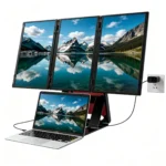 Z4 PRO WEBAB.Lt trigubas sulankstomas papildomas monitorius