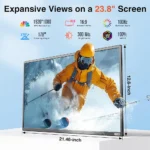 D1 nešiojamas didelis 23,8″ papildomas monitorius