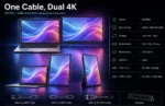 4K Kwumsy M5 PRO WEBAB.Lt mobilus nešiojamas monitorius